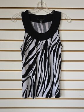 Apostrophe Zebra Print Tank Top MP